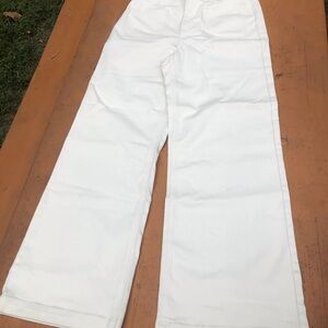 Studio Women's White Boot Cut Jeans